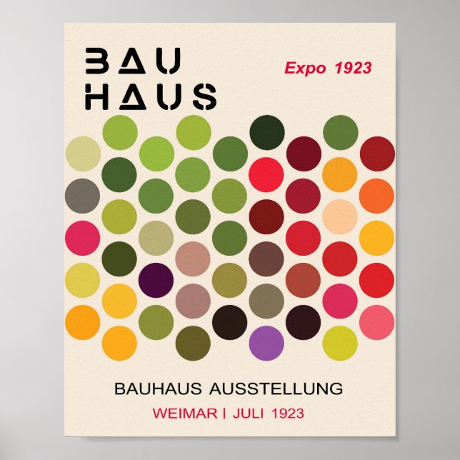 Bauhaus Poster (Vorne)
