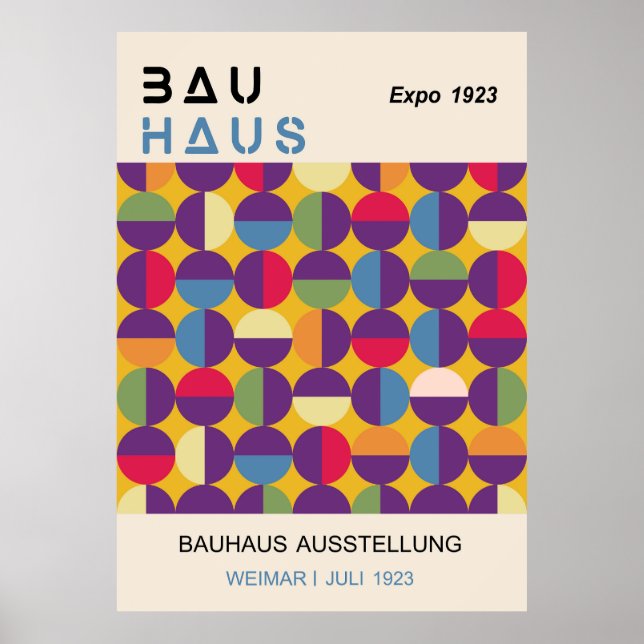 Bauhaus Poster (Vorne)