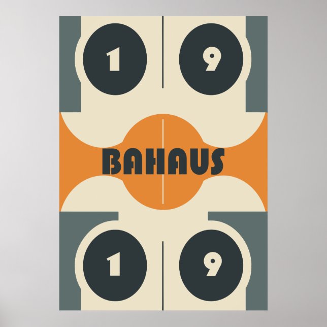 Bauhaus Poster (Vorne)