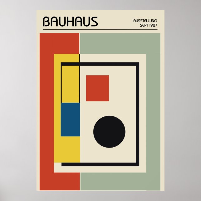 Bauhaus Poster (Vorne)