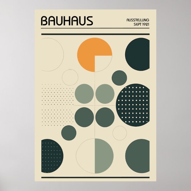 Bauhaus Poster (Vorne)