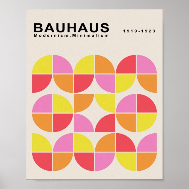 Bauhaus Poster (Vorne)