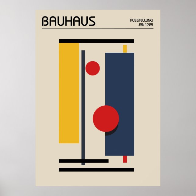 Bauhaus Poster (Vorne)