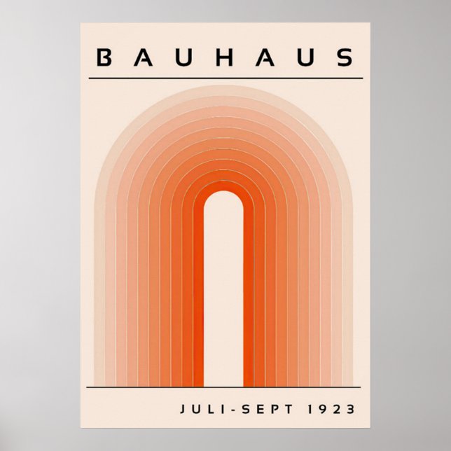 BAUHAUS POSTER (Vorne)