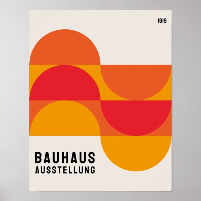 Bauhaus Poster, Bauhaus Ausstellung 1919 B19 Poste Poster (Vorne)