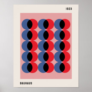 Bauhaus Poster, Bauhaus Circles B34 Poster