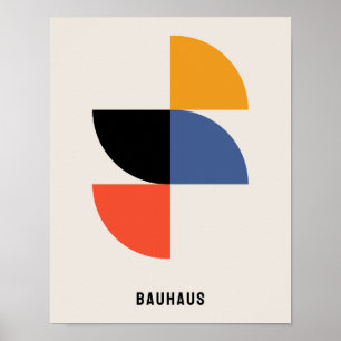 Bauhaus Poster, Bauhaus Shapes Poster B27