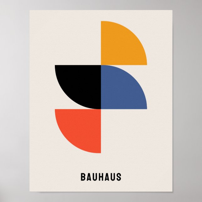Bauhaus Poster, Bauhaus Shapes Poster B27 (Vorne)