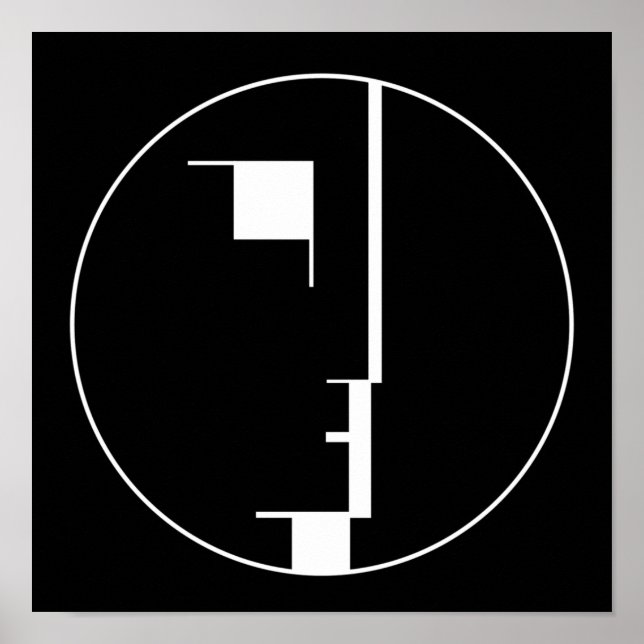 Bauhaus-Poster, Emblem Poster (Vorne)