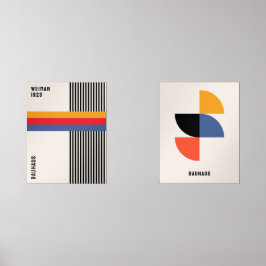 Bauhaus Poster Exhibition Poster Set