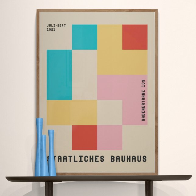 Bauhaus Poster Graphic Design (Von Creator hochgeladen)