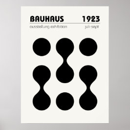 Bauhaus Poster Wand an Wand Kunst
