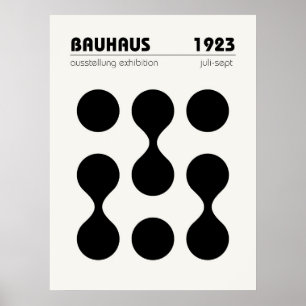 Bauhaus Poster Wand an Wand Kunst