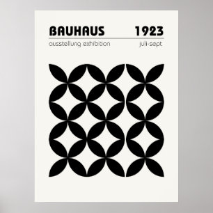 Bauhaus Poster Wand an Wand Kunst