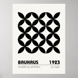Bauhaus Poster Wand an Wand Kunst