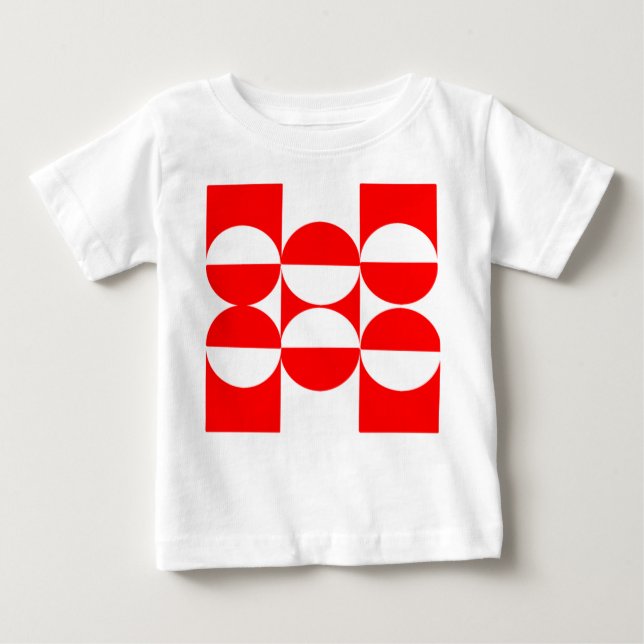 Bauhaus-Quadrate Baby T-shirt (Vorderseite)