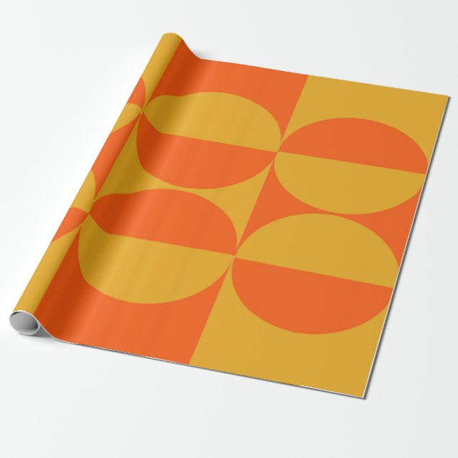 Bauhaus-Quadrate Geschenkpapier (Ungerollt)