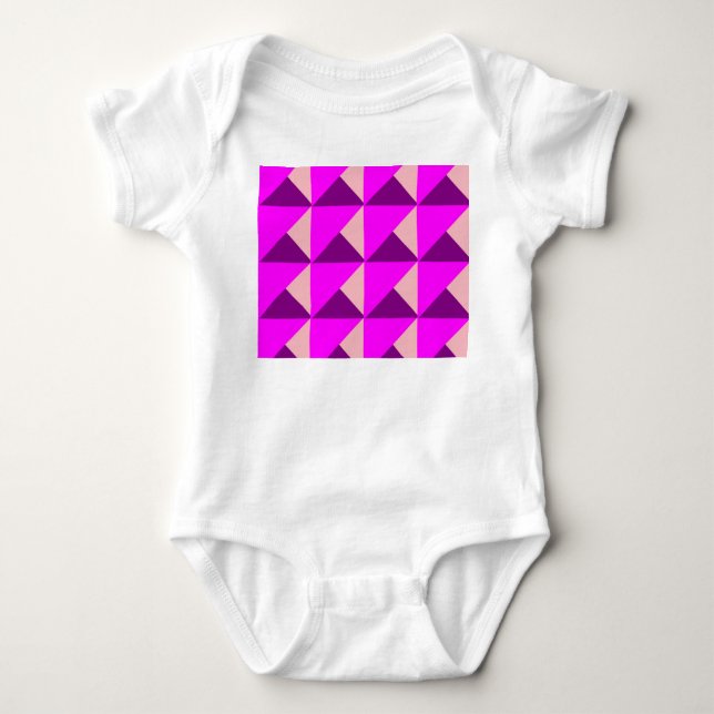 Bauhaus Quilt Baby Strampler (Vorderseite)