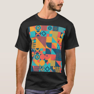 Bauhaus Retro: 70er Geometric Musical T-Shirt