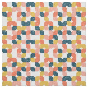 Bauhaus-Retro geometrisches Muster Stoff