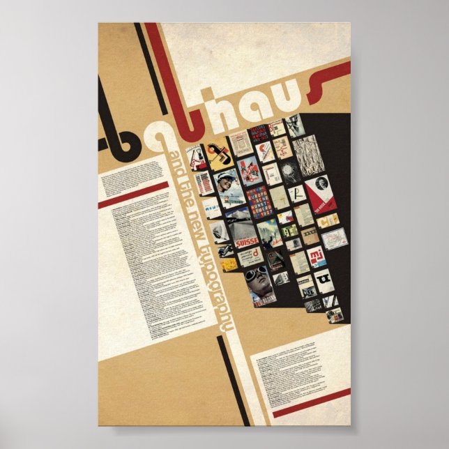 Bauhaus Schriface Poster (Vorne)
