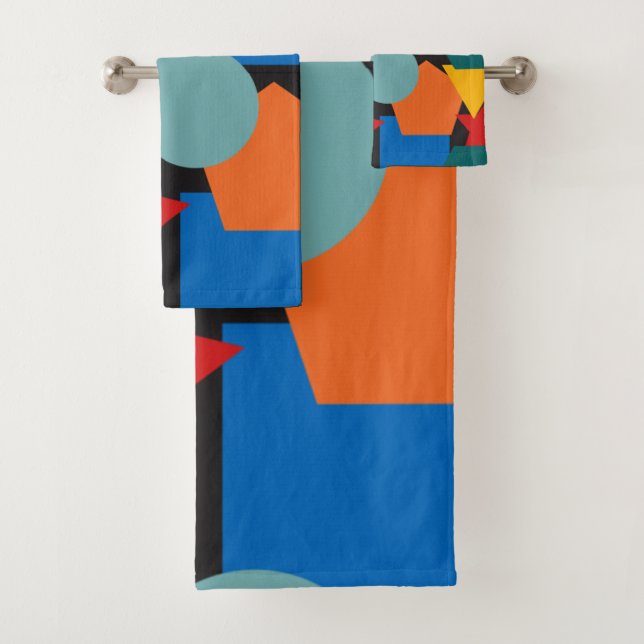 Bauhaus Shapes  Badhandtuch Set (Insitu)