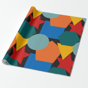 Bauhaus Shapes Geschenkpapier