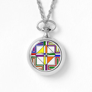 Bauhaus Stains Glass Armbanduhr