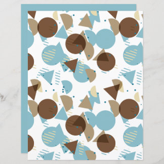 Bauhaus Style Mosaik Art Pattern Scrapbook Paper