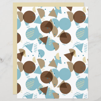 Bauhaus Style Mosaik Art Pattern Scrapbook Paper