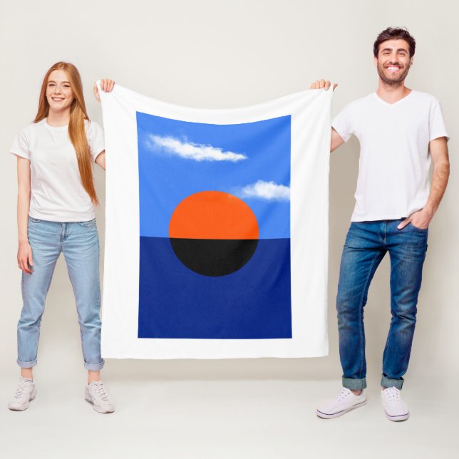 Bauhaus Summer Horizon Fleecedecke (Beispiel)