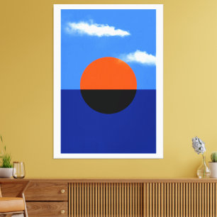 Bauhaus Summer Horizon Leinwanddruck