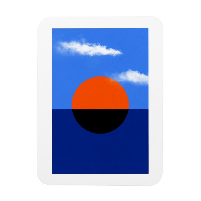 Bauhaus Summer Horizon Magnet (Vertikal)