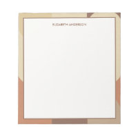 Bauhaus Terrakotta Beige Abstrakte Personalisierte