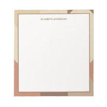 Bauhaus Terrakotta Beige Abstrakte Personalisierte
