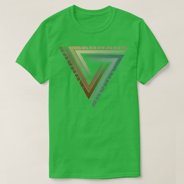Bauhaus Triangle Art T-Shirt (Design vorne)