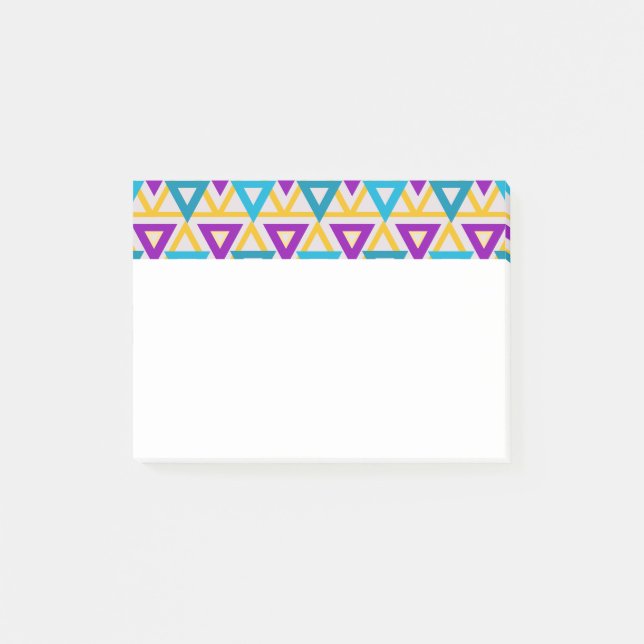 Bauhaus Triangle Mesh Post-it Klebezettel (Vorderseite)