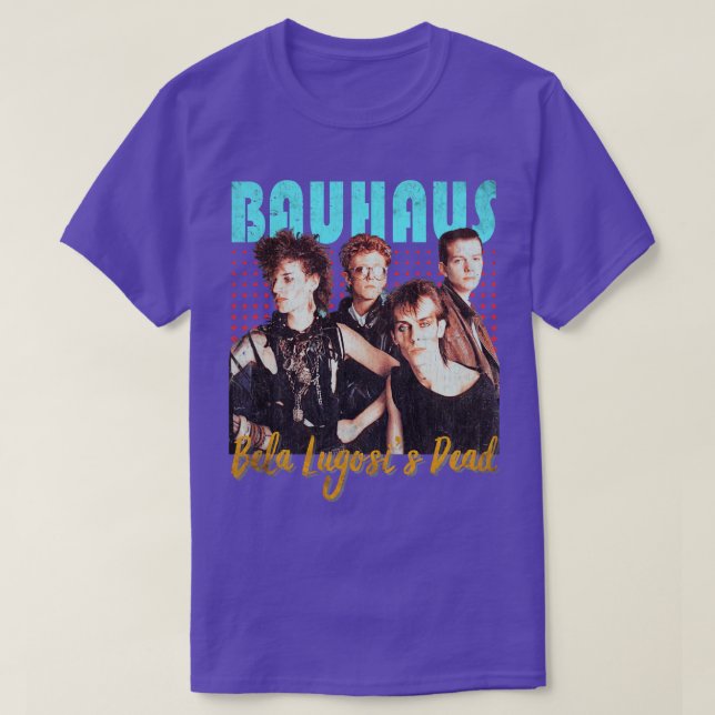 Bauhaus Vintag 1979 Bela Lugosis Dead T-Shirt (Design vorne)