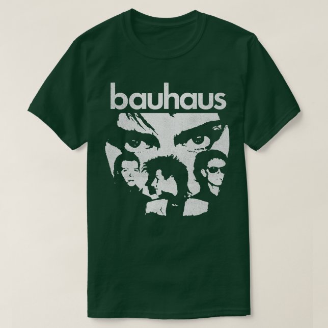 Bauhaus Vintager Stil T-Shirt (Design vorne)