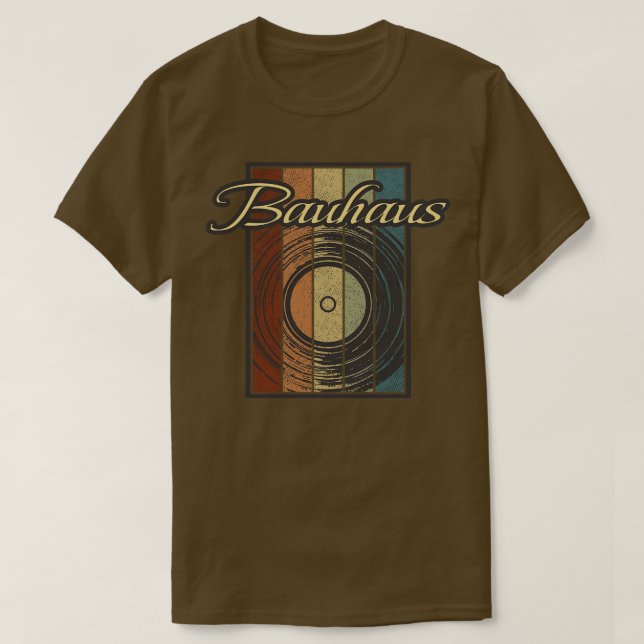 Bauhaus Vynil Silhouette T-Shirt (Design vorne)