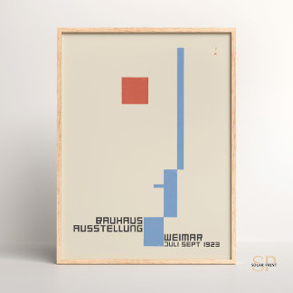 Bauhaus Weimar 1923 Ausstellung Affiche Poster