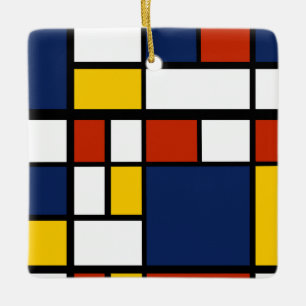 Bauhausmuster abstrakte geometrische Kunstmalerei  Keramikornament