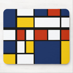 Bauhausmuster abstrakte geometrische Kunstmalerei Mousepad