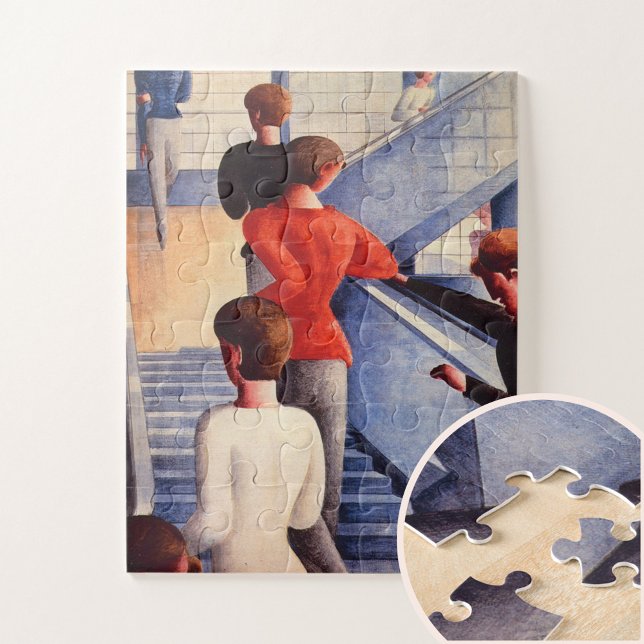Bauhaustreppe von Oskar Schlemmer Puzzle (Von Creator hochgeladen)