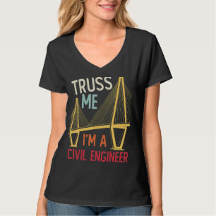 Bauingenieurbüro Ich bin ein Ziviler Eng T-Shirt