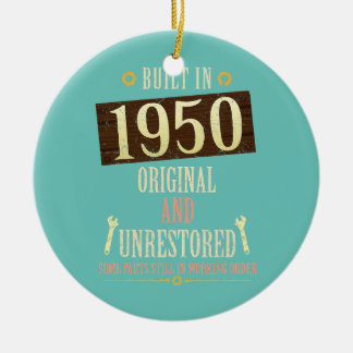 Baujahr 1950 Original und Unrestauriert Keramik Ornament