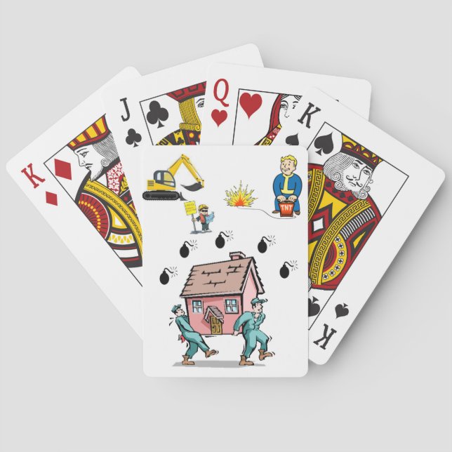 Baukarten Deck Spielkarten (Rückseite)