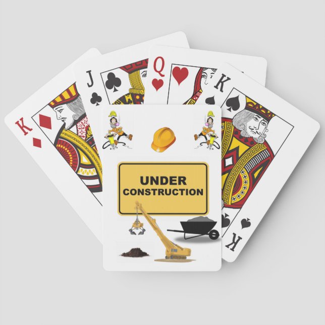 Baukarten Deck Spielkarten (Rückseite)