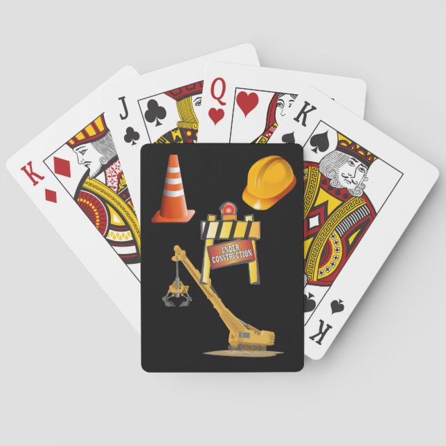 Baukarten Deck Spielkarten (Rückseite)