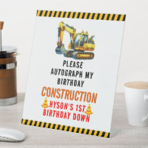 Baukasten Truck 1. Geburtstag Party